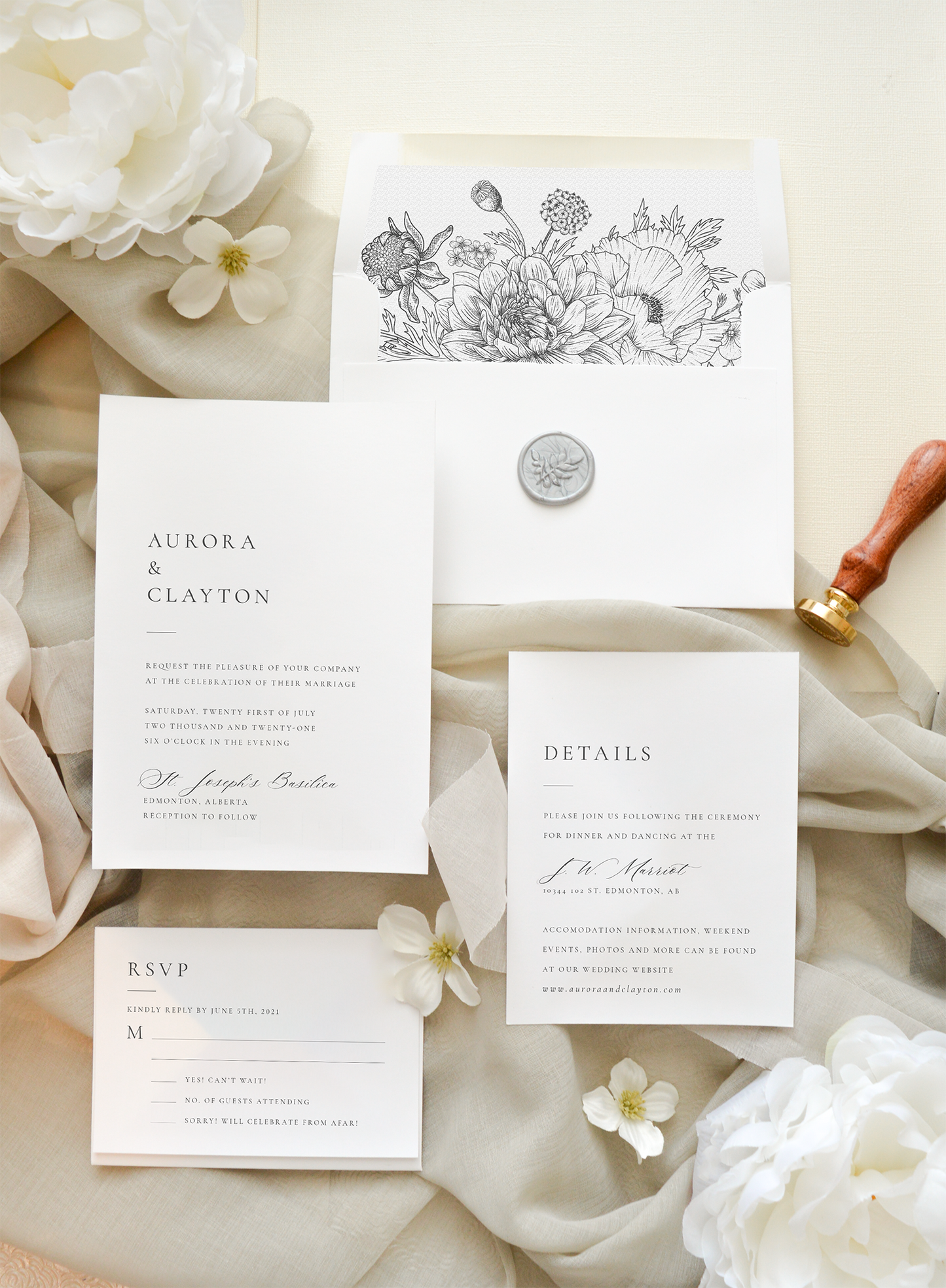 Aurora - Wedding Invitation