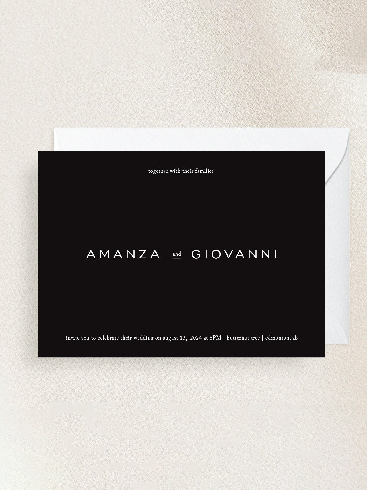 Amanza - Wedding Invitation