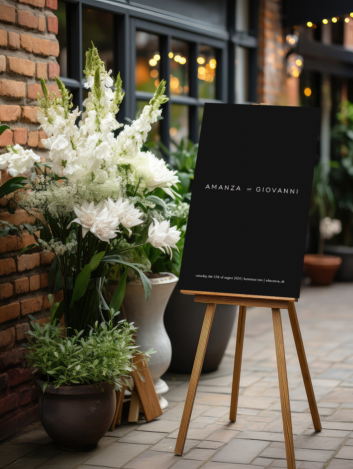 Amanza - Welcome Sign