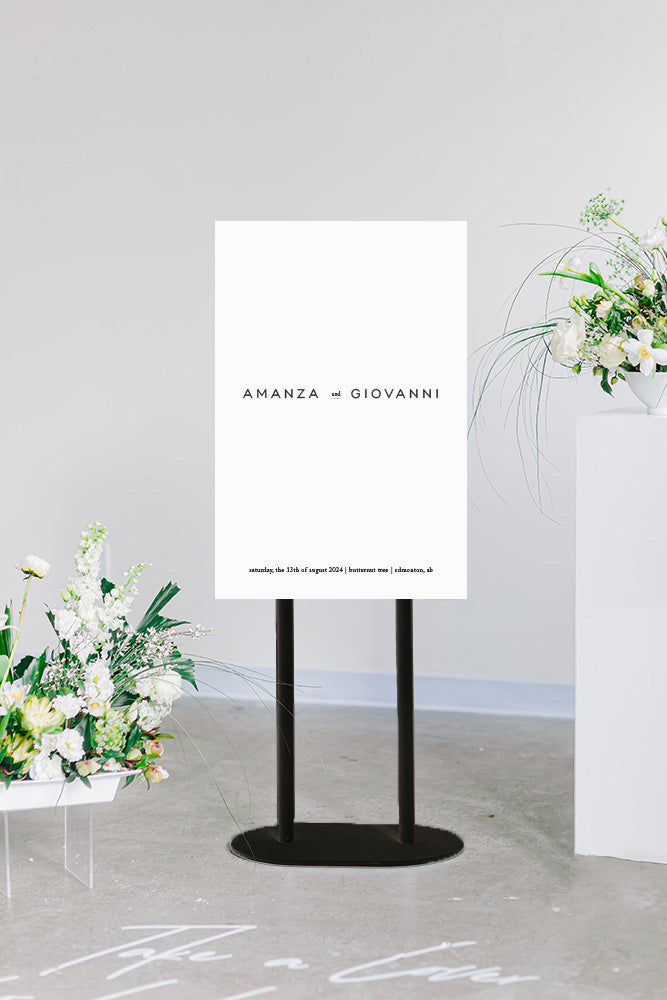 Amanza - Welcome Sign