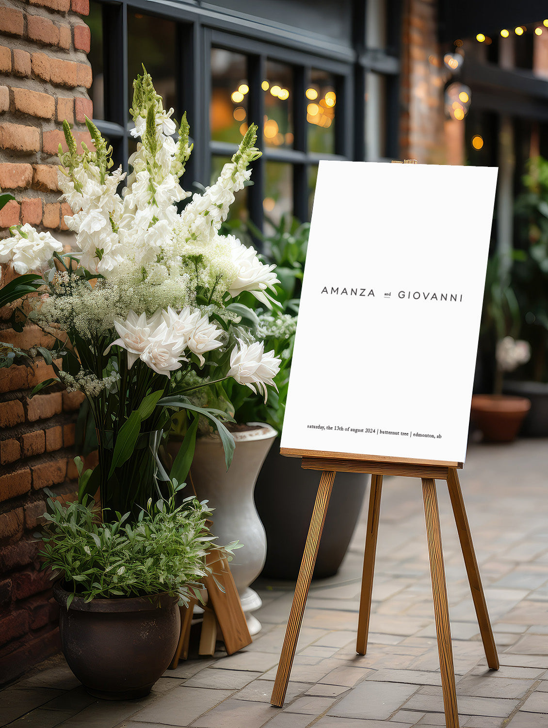 Amanza - Welcome Sign