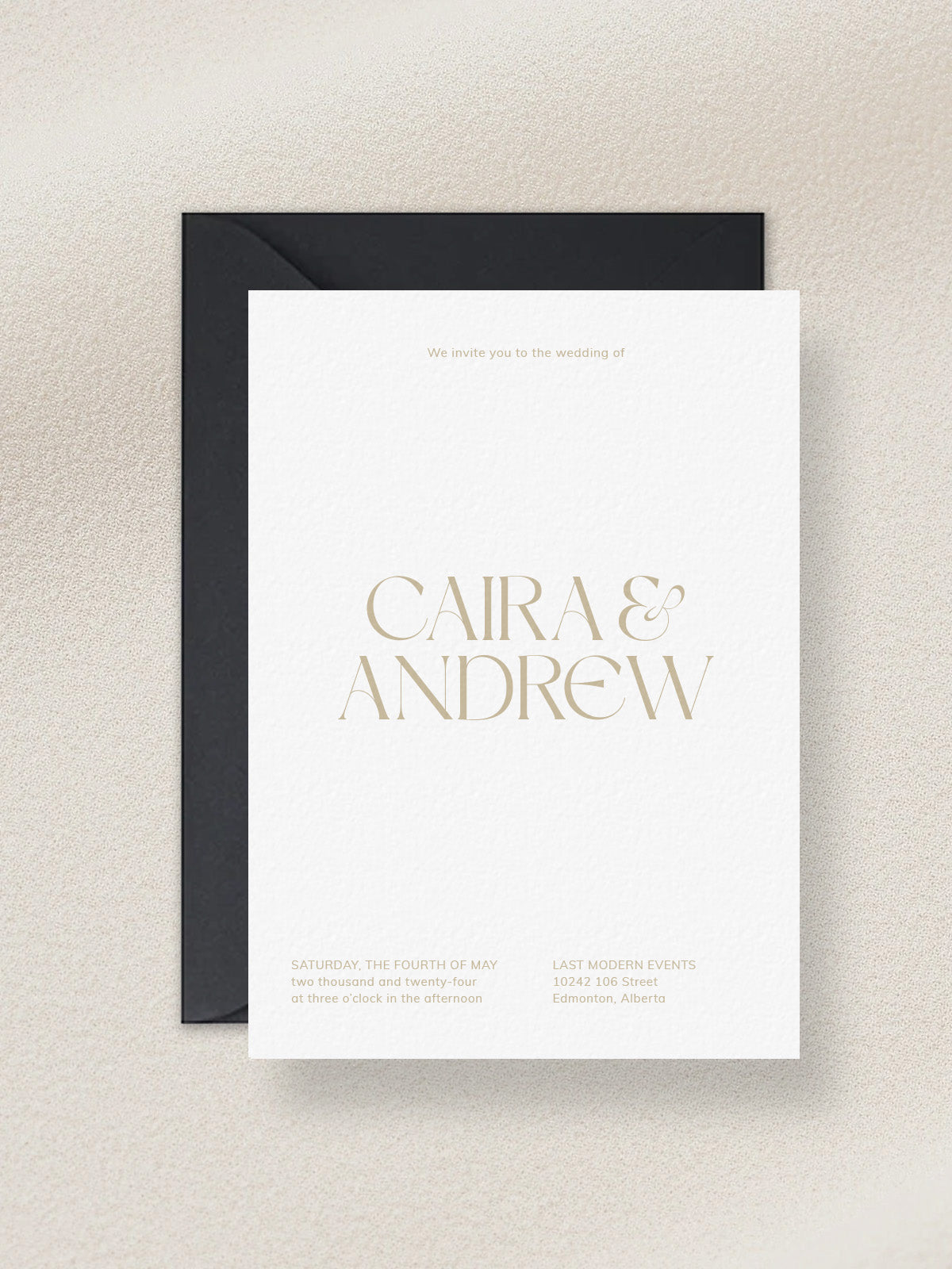 Caira - Wedding Invitation