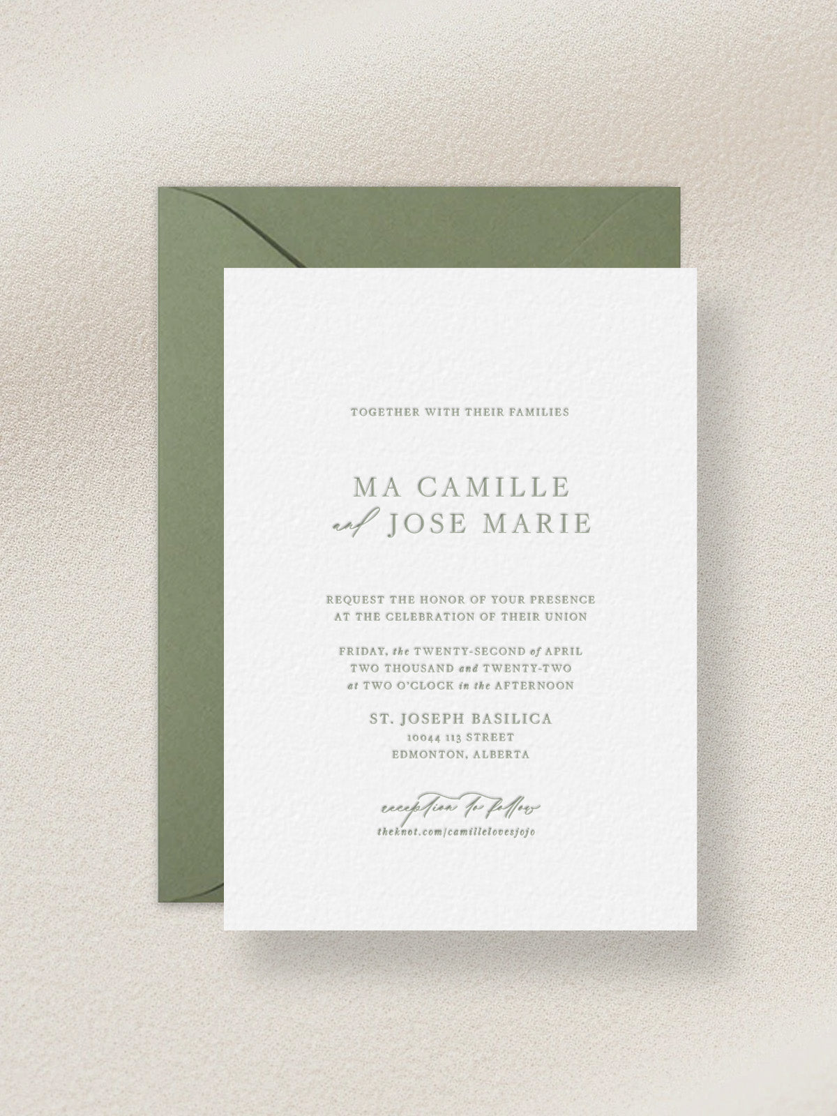 Camille - Wedding Invitation