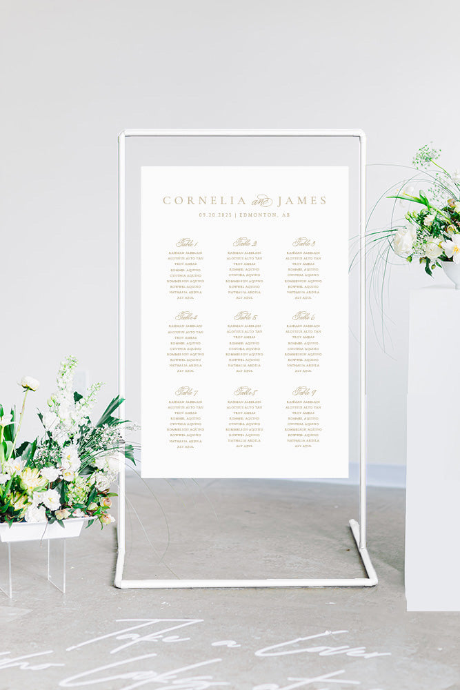 Cornelia - Seating Chart