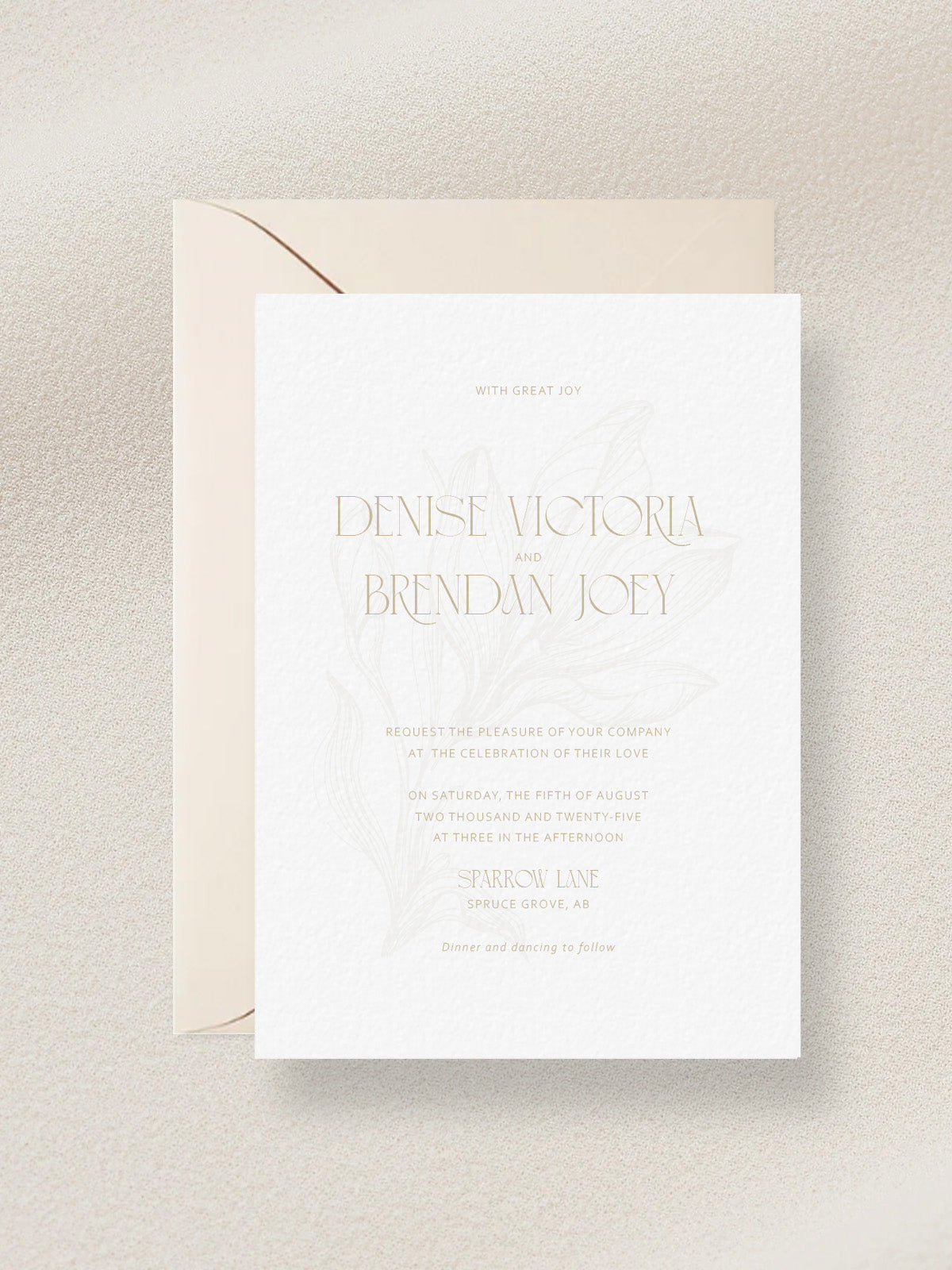 Denise - Wedding Invitation