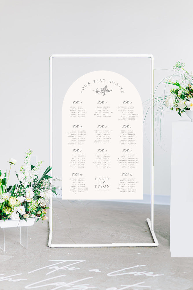 Haley - Seating Chart