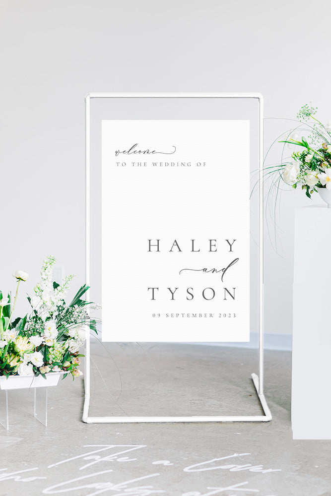 Haley - Welcome Sign