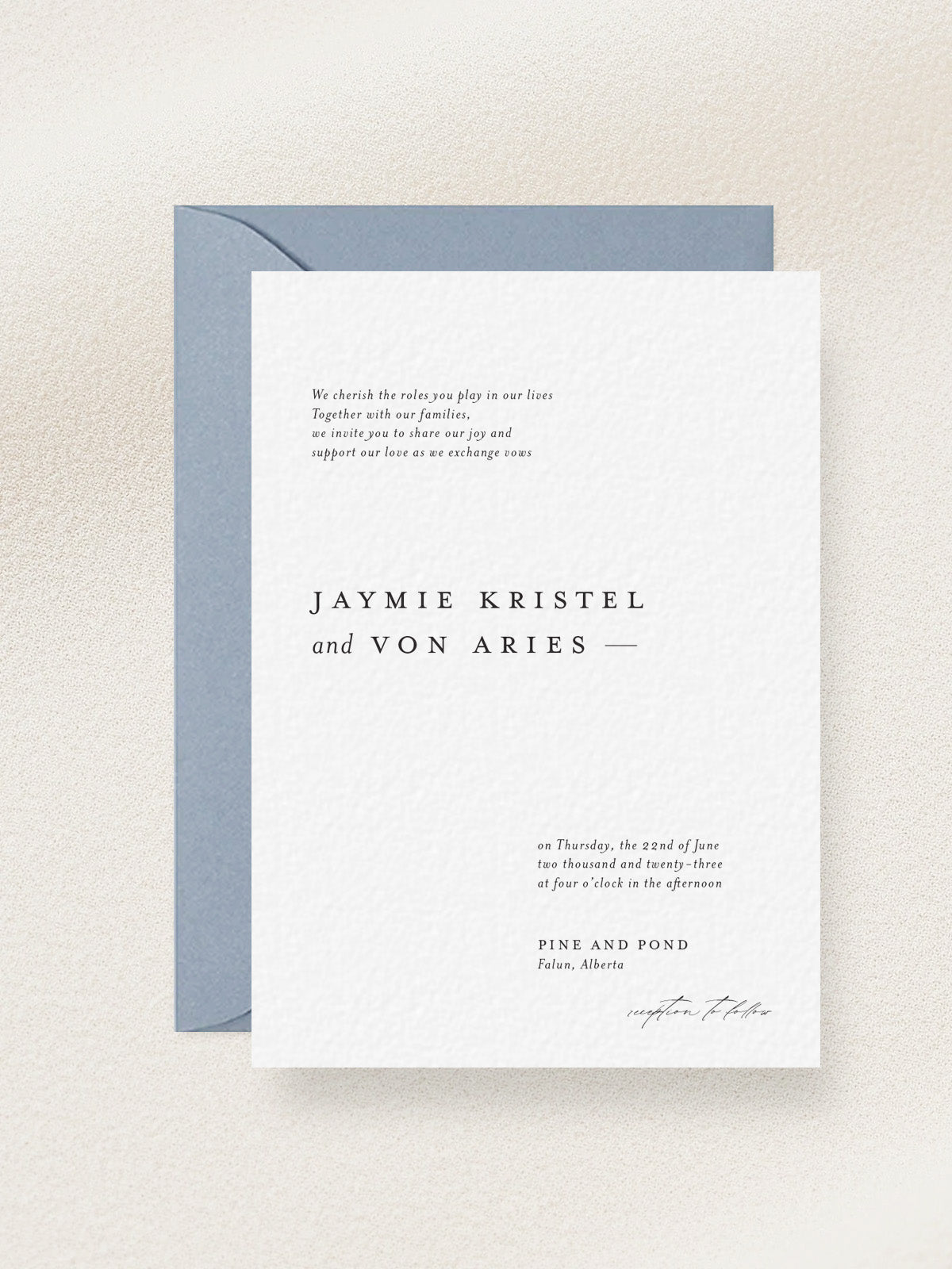 Jaymie - Wedding Invitation