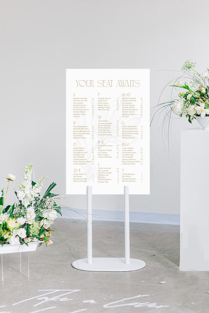Denise - Seating Chart