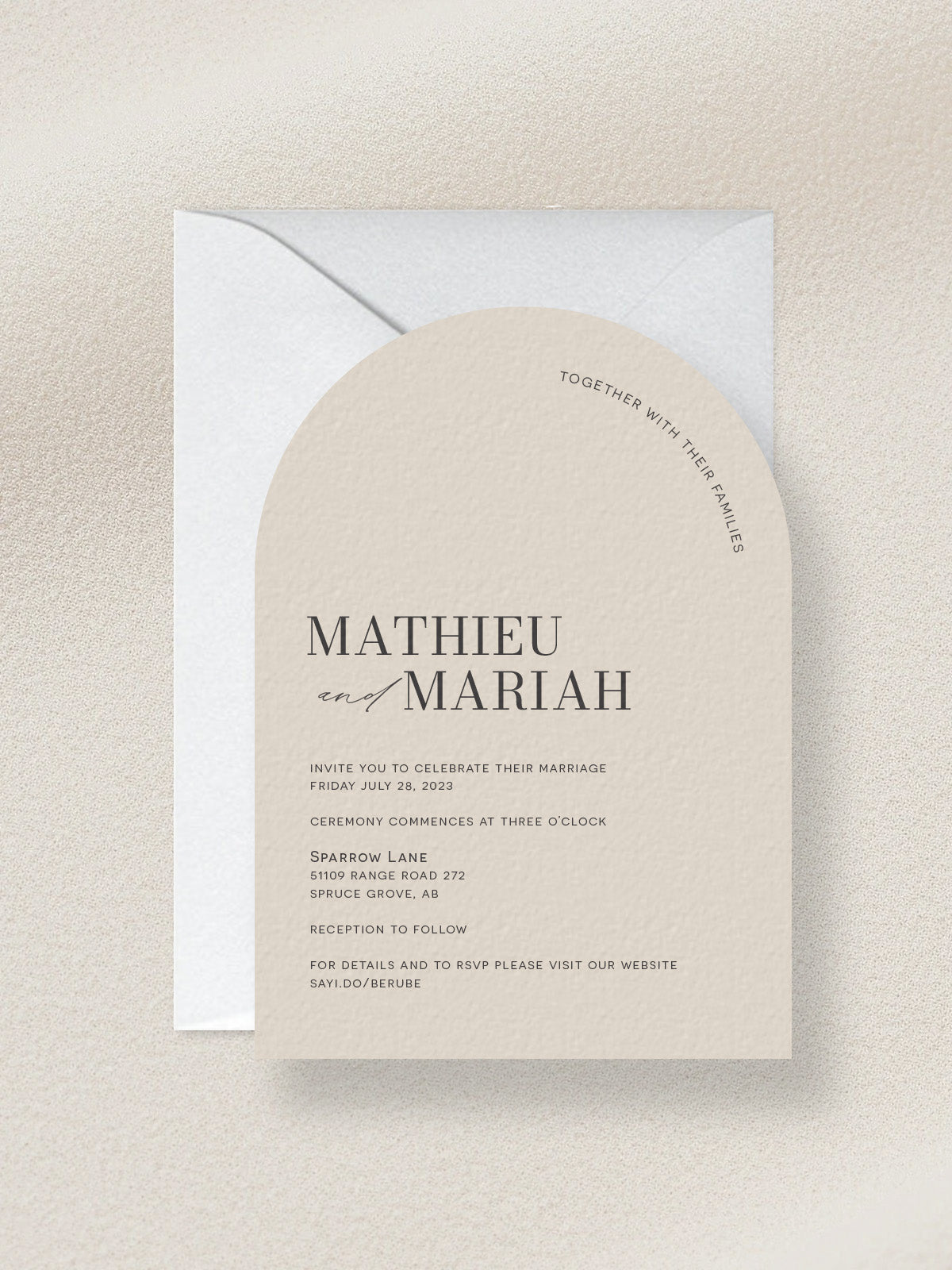 Mariah - Wedding Invitation