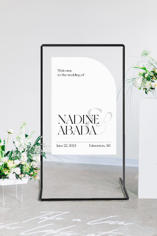 Nadine - Welcome Sign