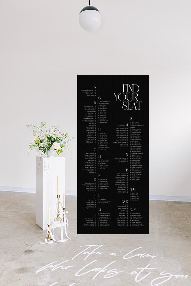 Saba - Seating Chart