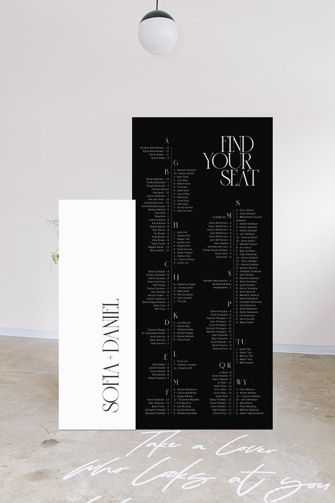 Saba - Seating Chart