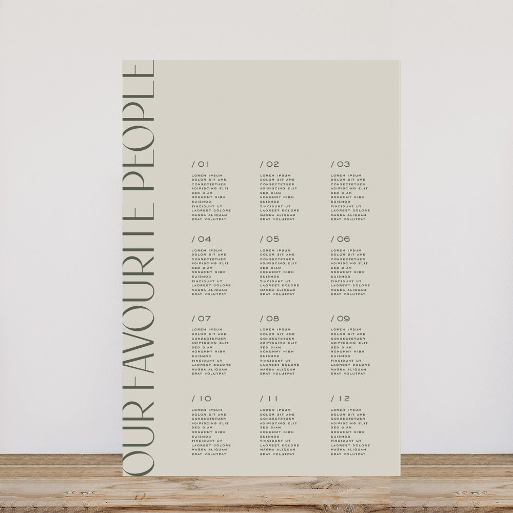 Scarlett - Seating Chart