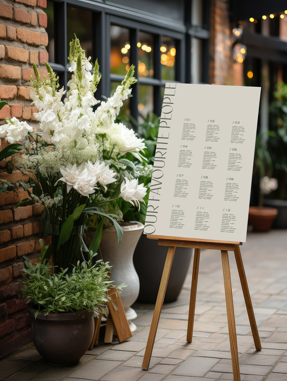 Scarlett - Seating Chart