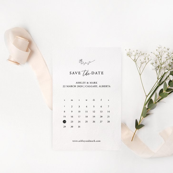Calendar Save the Date