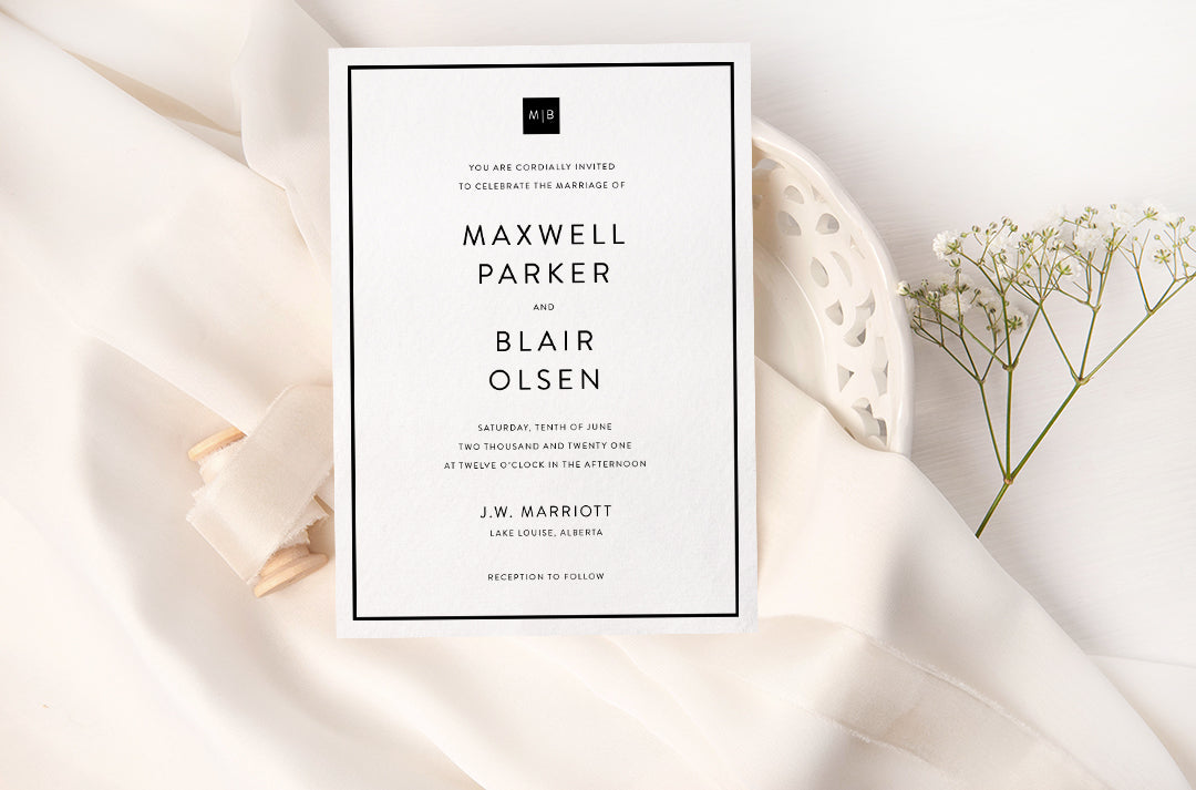Blair - Formal Wedding Invitation