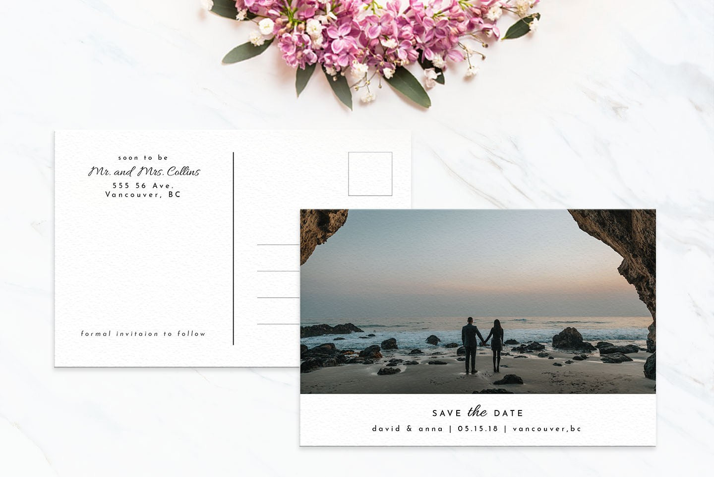 Postcard Save the Date